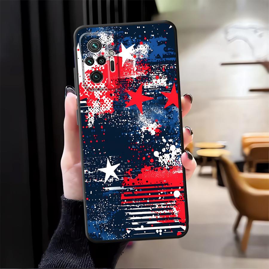 Flowing Stars Stripes Case for - Xiaomi Redmi Note 13 ulasan dan harga