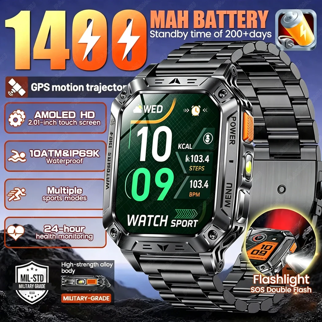 2026 New Built-in 1400mAh Supe - Smartwatch Custom ulasan dan harga
