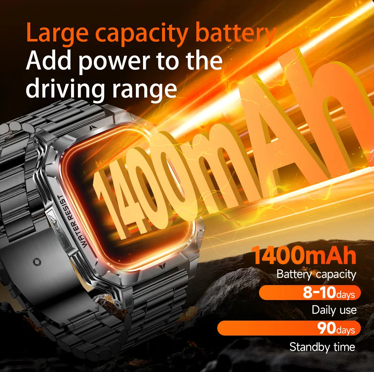 2026 New Built-in 1400mAh Supe - Smartwatch Custom ulasan dan harga