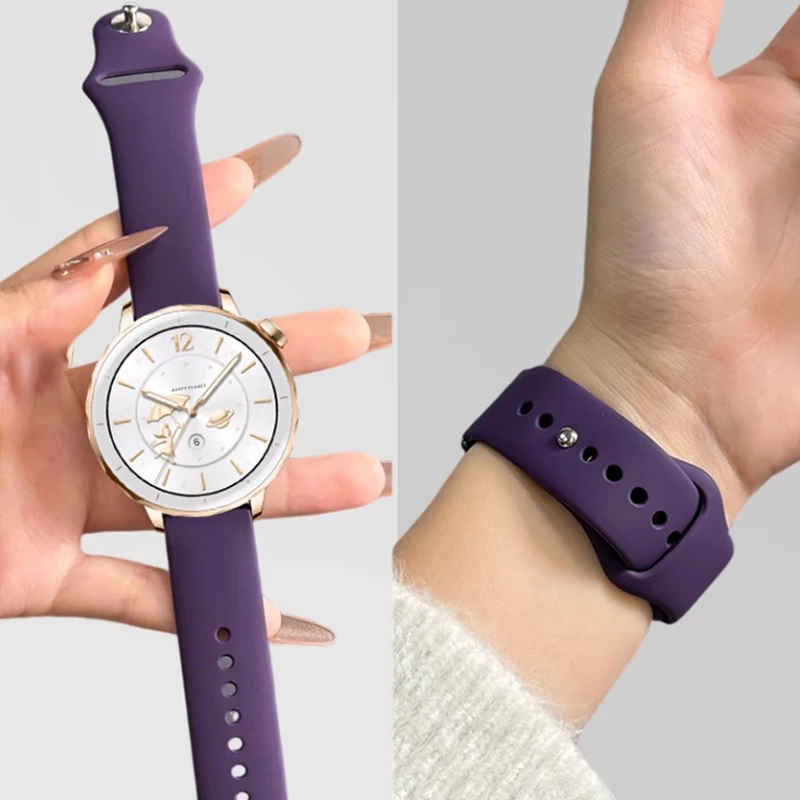 18mm Silicone Watch Strap For  - Fossil Smartwatch Accessories ulasan dan harga