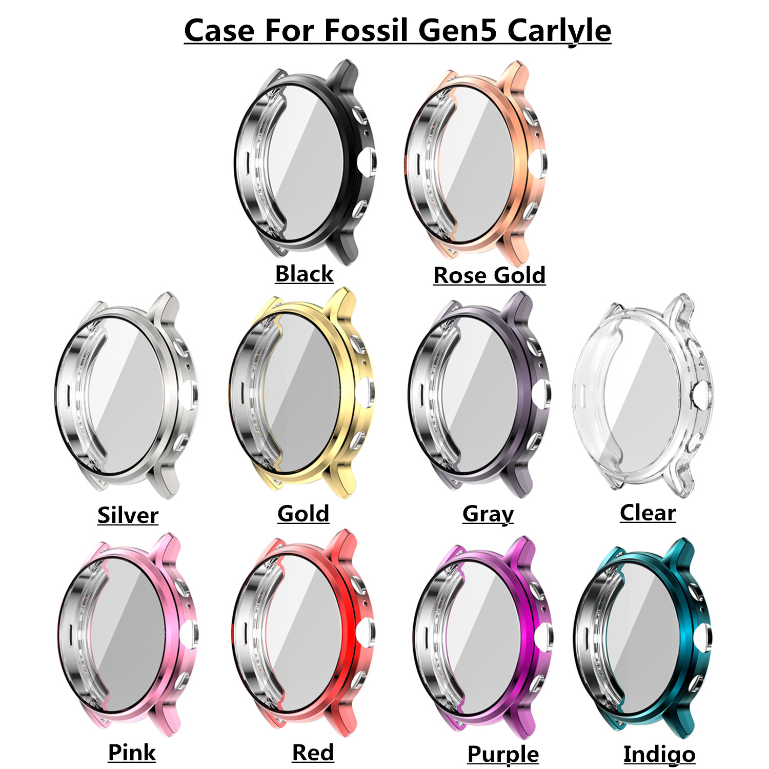 TPU Protective Cover Case For  - Fossil Smartwatch Accessories ulasan dan harga
